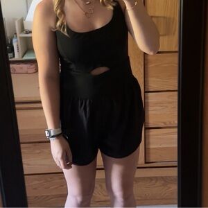 Black Cutout Romper